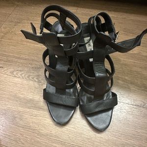 Black Steve Madden summer heels
